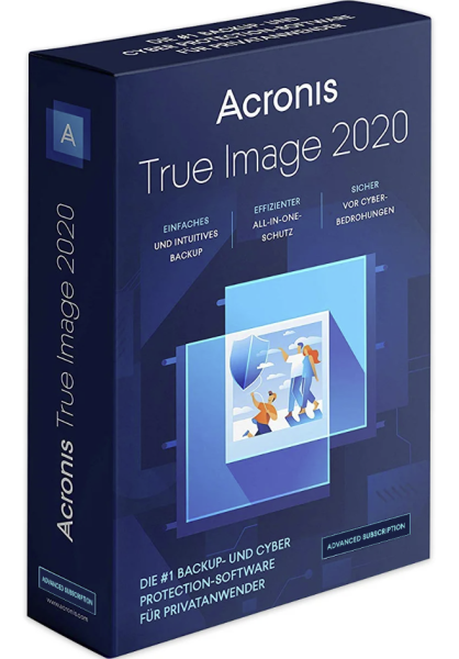 Acronis True Image 2020 Advanced, 1 Jahresabonnement, 250 GB Cloud