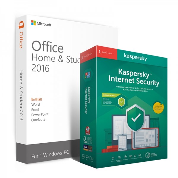 Kaspersky Internet Security + Office 2016 Home & Student